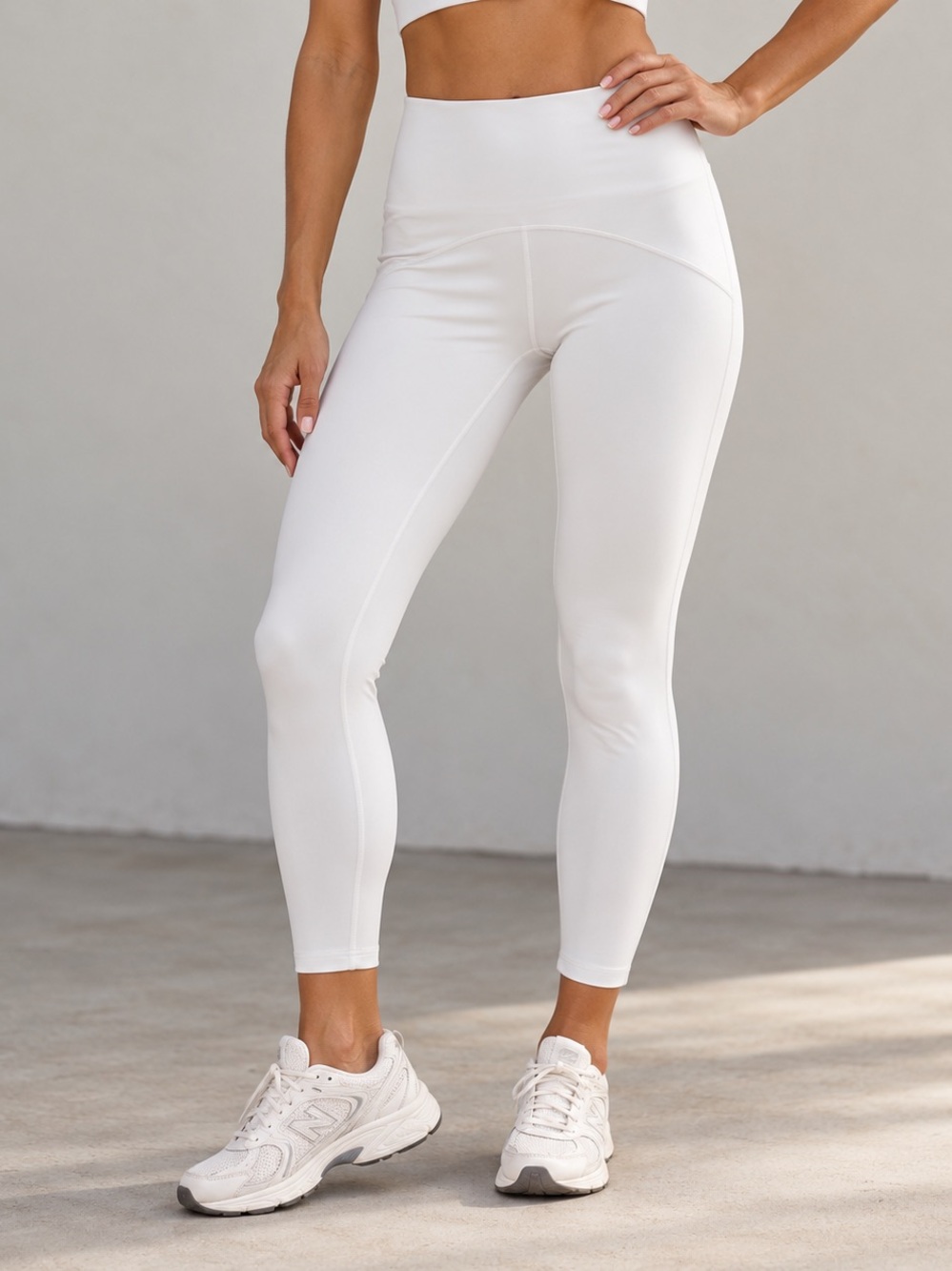 SPANX Booty Boost 7/8 Leggings White Discontinued Colour